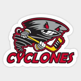 Cyclones Hockey Logo Sticker